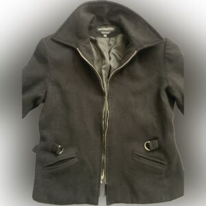 Braebrook Vintage Black Wool lined Jacket Size 9/10